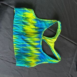 Champion Yellow and Blue Sports Bra
